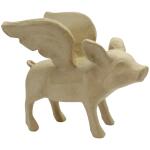 Décopatch, Pappmaché, fliegendes Schwein...