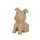 Clairefontaine Bulldogge sitzend 9x6cm