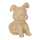 Clairefontaine Bulldogge sitzend 9x6cm