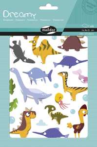 Clairefontaine Dreamy, 6Bg 14,8x21, Dinosaurier