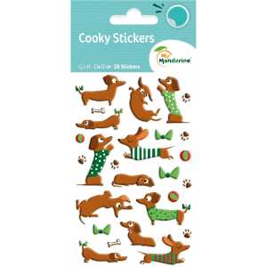 Maildor Stickers Cooky Dackel 7,5x12 1Bg