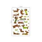 Maildor Stickers Cooky Dackel 7,5x12 1Bg