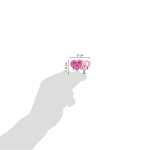 Clairefontaine Cooky, Herzen 1Bg 7,5x12