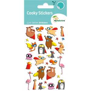 Clairefontaine Cooky Tiere Superhelden 1Bg 7,5x12