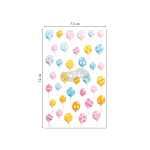 Clairefontaine Cooky, Luftballons, 1Bg 7,5x12