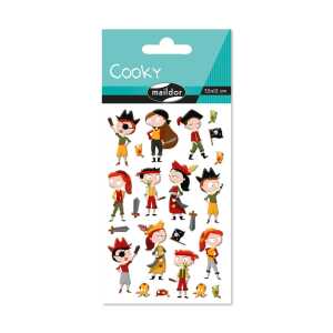 Clairefontaine Cooky, 1Bg 7,5x12cm, Piraten