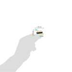Clairefontaine Cooky, 1Bg 7,5x12cm, Reisen