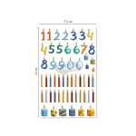 Clairefontaine Cooky, 1Bg 7,5x12cm, Kerzen