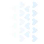Maildor M. Design Stickino 38x30 Herzen