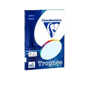 Clairefontaine CLAIRALFA PPP A4 160G 50BL HELLBLAU