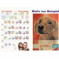 KOH Schulheft  A 4  16 Blatt   Lineatur Nr. 40 /  kariert...