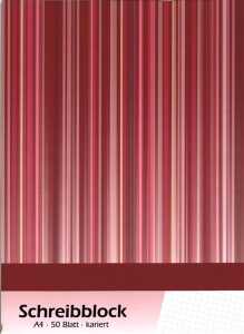 PVP Schreibblock A4 kariert 50 Blatt