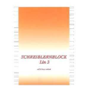 PVP Schreiblernblock A4 Lineatur 3 mit Kopfbogen 30 Blatt