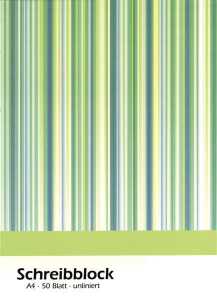 PVP Schreibblock A5 blanco 50 Blatt