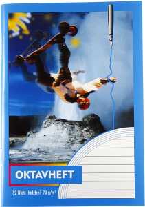 PVP Oktavheft A6 32 Blatt Lineatur 51 liniert