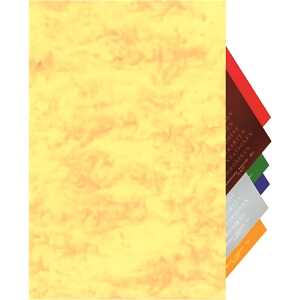 PVP Marmorpapier A4 beige - 20 Blatt 90 g/m²