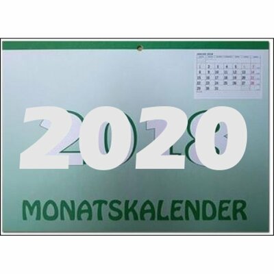 KOH Monatsterminkalender A4 8,7 x 15,3 cm 5001 Pappe 2023