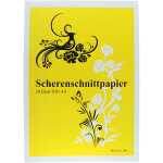 UHL Scherenschnittpapier A4 schwarz - 20 Blatt , Block