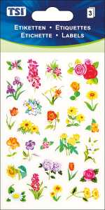 TSI Schmucketiketten "Blumen"