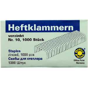 MAG-O Heftklammern Nr. 10 - 1000 Stück verzinkt - 4 mm