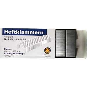 MAG-O Heftklammern Nr. 24/6 - 1000 Stück verzinkt - 6 mm