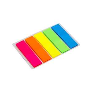 MAG-O Haftnotizen Page-Marker 5x25 Blatt 12 x 45 mm 5 Farben