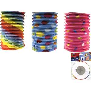 STY Laterne Zuglaterne D = 15 cm x 26 cm lang , sortiert