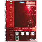 STY Collegeblock mit Rand A4 kariert 80 Blatt perf.