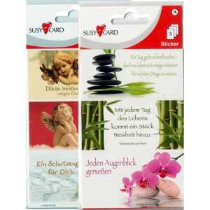 Pelikan Sticker " Lebensweisheiten " 3 Bögen 8x12cm