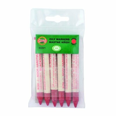 KOH Kreide Universal- Ölkreide - 1 / Red - 6er Pack