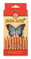 KOH Buntstifte Natur Jumbo Schul- Farbstifte 5,6 mm Mine...