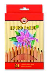 KOH Buntstifte Schule Natur Jumbo 24er
