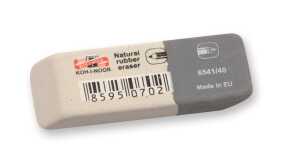 KOH Radiergummi Universal weiß / grau 40er Pack