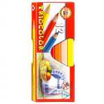 KOH Buntstifte Jumbo Triocolor Schulfarbstifte 12er