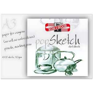 KOH Sketchblock A3 - weiß 110 g/m² 20 Blatt