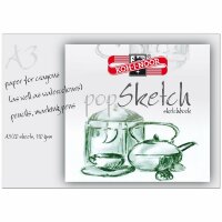 KOH Sketchblock A3 Skizzenblock - 20 Blatt weiß ,...