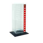 KOH Aufsteller Acryl leer 12 Fächer