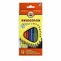 KOH Buntstifte Triocolor Schul- Farbstifte 3,2 mm Mine...