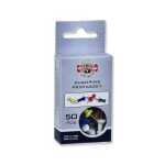 KOH Pinnwandnadeln mit Kunststoff-Kopf farbig 50 Stück