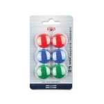 KOH Magnete D = 25 mm farbig 6er Blister