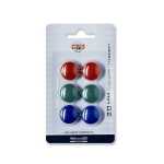 KOH Magnete D = 20 mm farbig 6er Blister