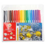 KOH Fasermaler Fisch 2 mm Spitze 18er PP-Hülle