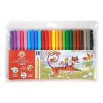 KOH Fasermaler Dschungel 2 mm Spitze 24er PP-Hülle