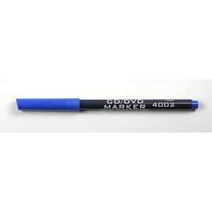 KOH Marker CD / DVD / Blu-ray 4002 Rundspitze 1-2 mm blau