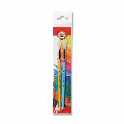 KOH Pinsel- Set " GOAT " 2er Set Rundpinsel - Gr. 8 , 12 -