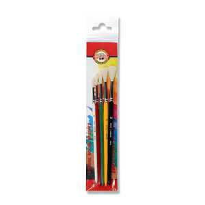 KOH Pinsel GOAT Ziegenhaar Schule rund 5erSet Gr. 2+4+6+8+10