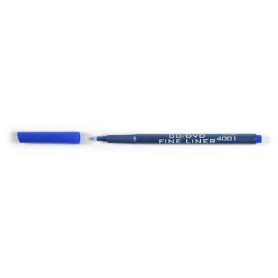 KOH Marker - Permanent- Fineliner CD / DVD " Blau " 0,7 mm Rundspitze