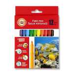 KOH Fasermaler Fisch 2 mm Spitze 12er Papp-Etui