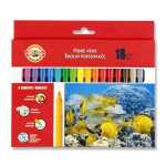 KOH Fasermaler Fisch 2 mm Spitze 18er Papp-Etui