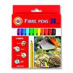 KOH Fasermaler Fisch 2 mm Spitze 24er Papp-Etui